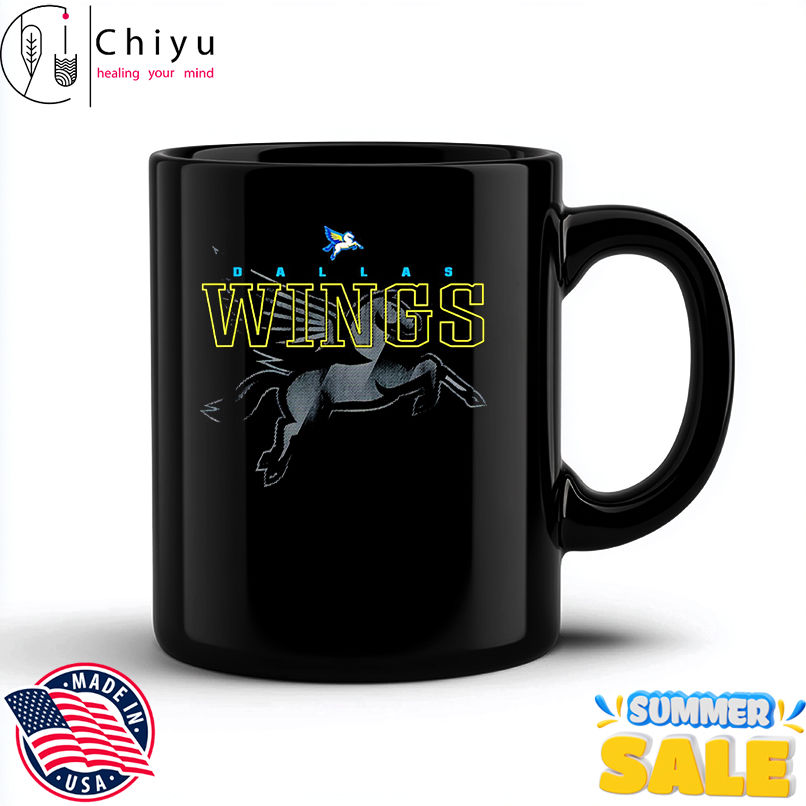 WNBA Official Dallas Wings Black In Black Horse shirt