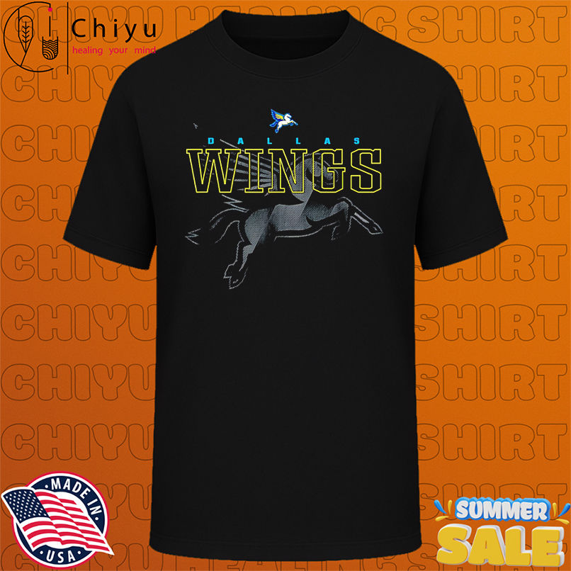 WNBA Official Dallas Wings Black In Black Horse shirt