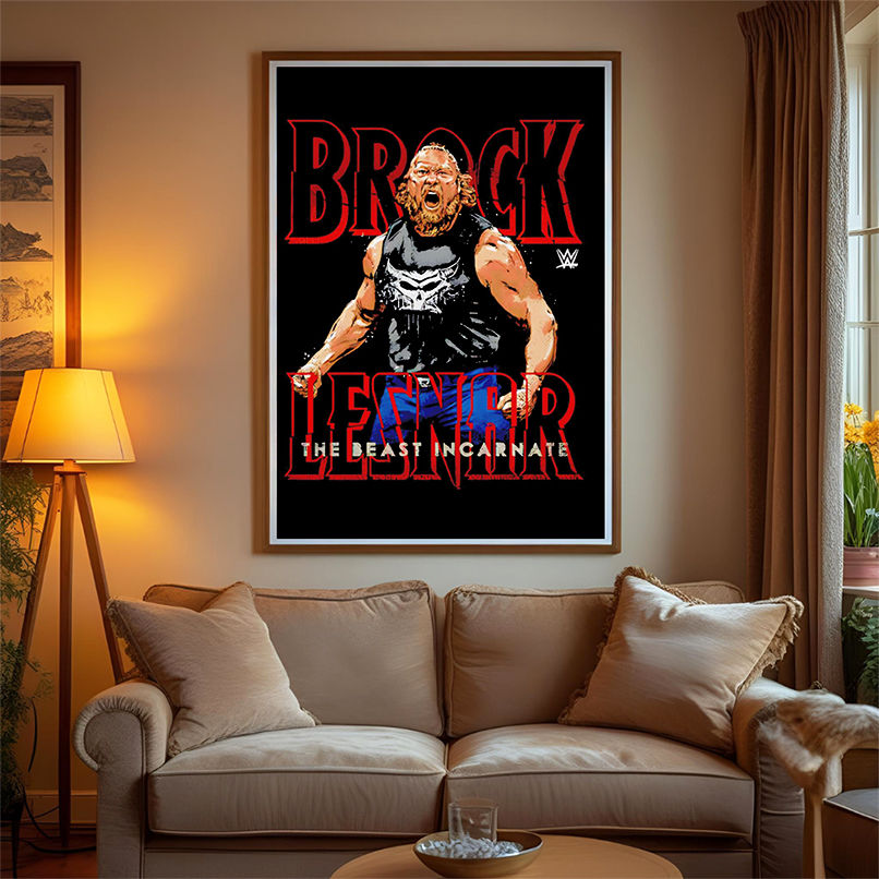 WWE Brock Lesnar The Beast Incarnate Taunt design style shirt WWE Brock Lesnar The Beast Incarnate Taunt design style shirt
