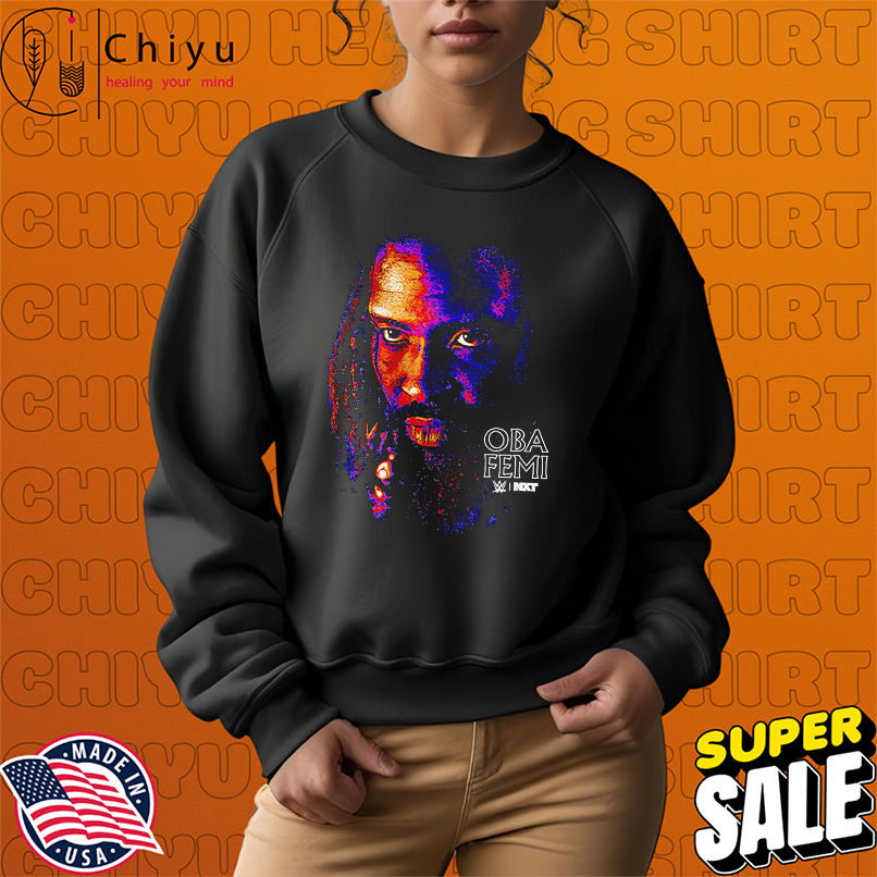 WWE Oba Femi Bitmap Portrait design style shirt WWE Oba Femi Bitmap Portrait design style shirt