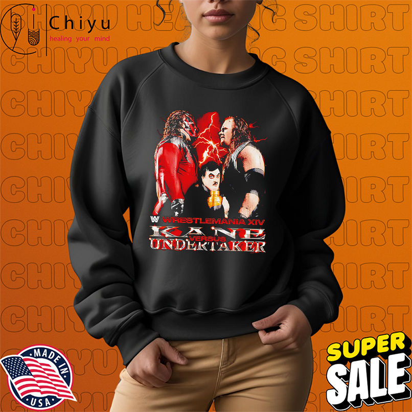 WWE WrestleMania XIV Undertaker Vs. Kane style design shirt WWE WrestleMania XIV Undertaker Vs. Kane style design shirt