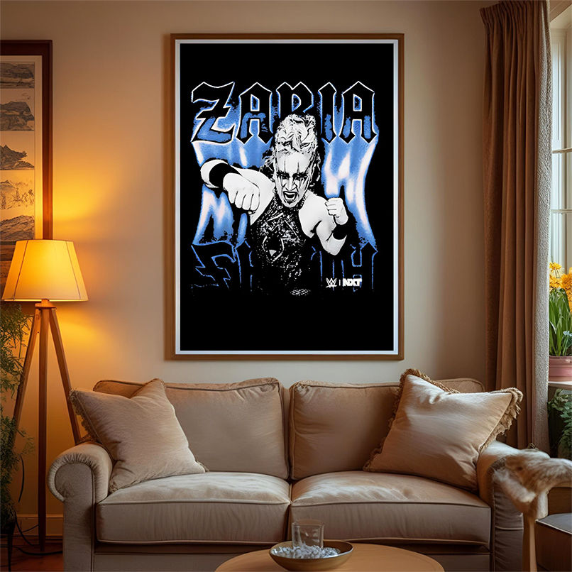 WWE Zaria Bitmap Poster style design shirt WWE Zaria Bitmap Poster style design shirt