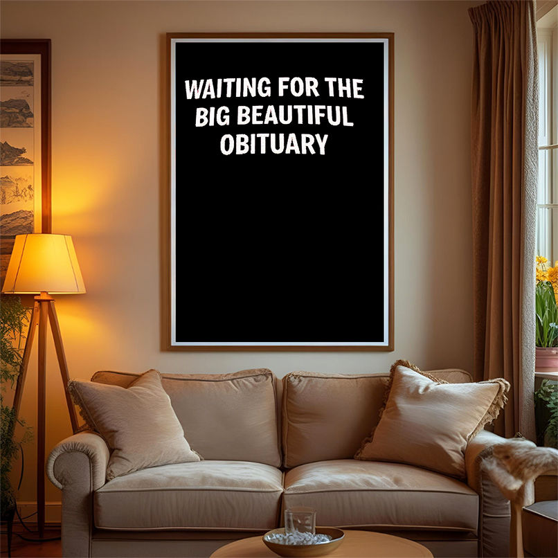 Waiting for the big beautiful obituary shirt Waiting for the big beautiful obituary shirt