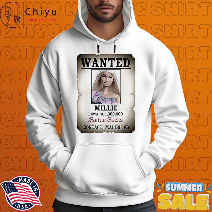 Wanted Millie Barbie Bucks contact Malibu PD shirt