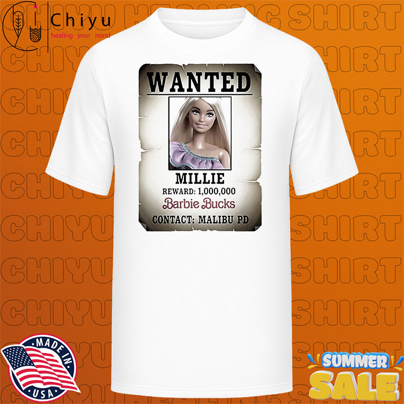 Wanted Millie Barbie Bucks contact Malibu PD shirt