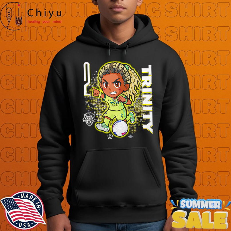 Washington Spirit Trinity Rodman chibi cartoon shirt