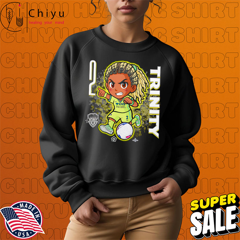 Washington Spirit Trinity Rodman chibi cartoon shirt Washington Spirit Trinity Rodman chibi cartoon shirt