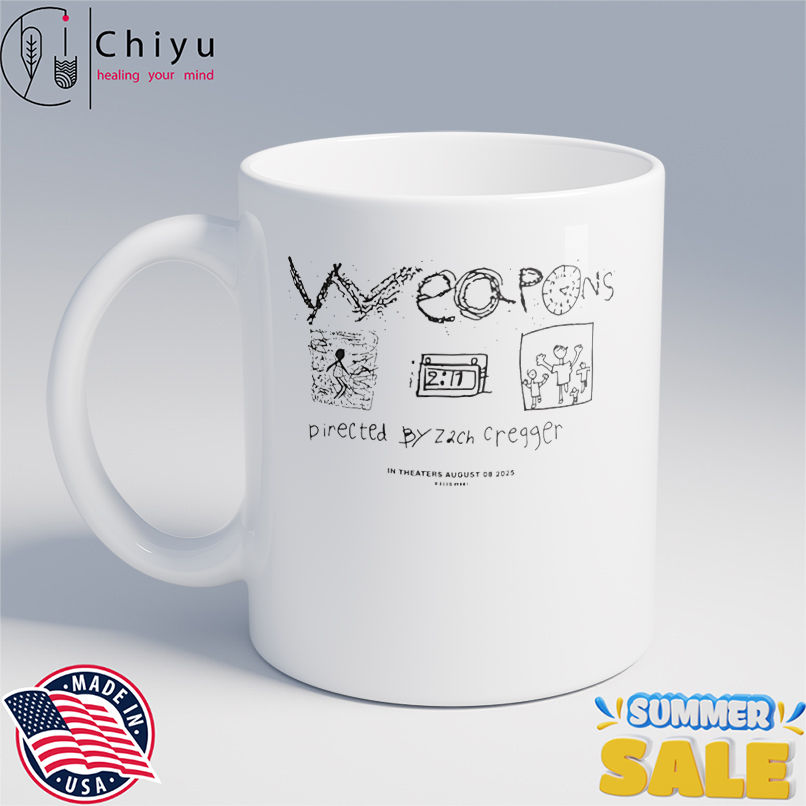 Weapons directed by Zach Cregger August 2025 shirt Weapons directed by Zach Cregger August 2025 shirt