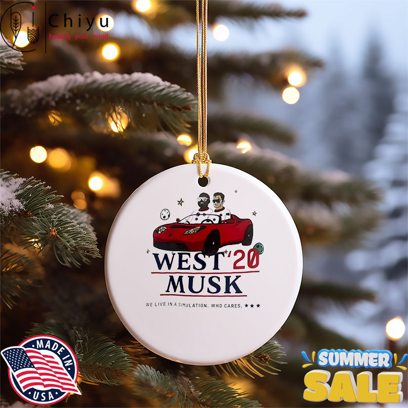 West '20 Musk We Live In A Simulation Who Cares shirt