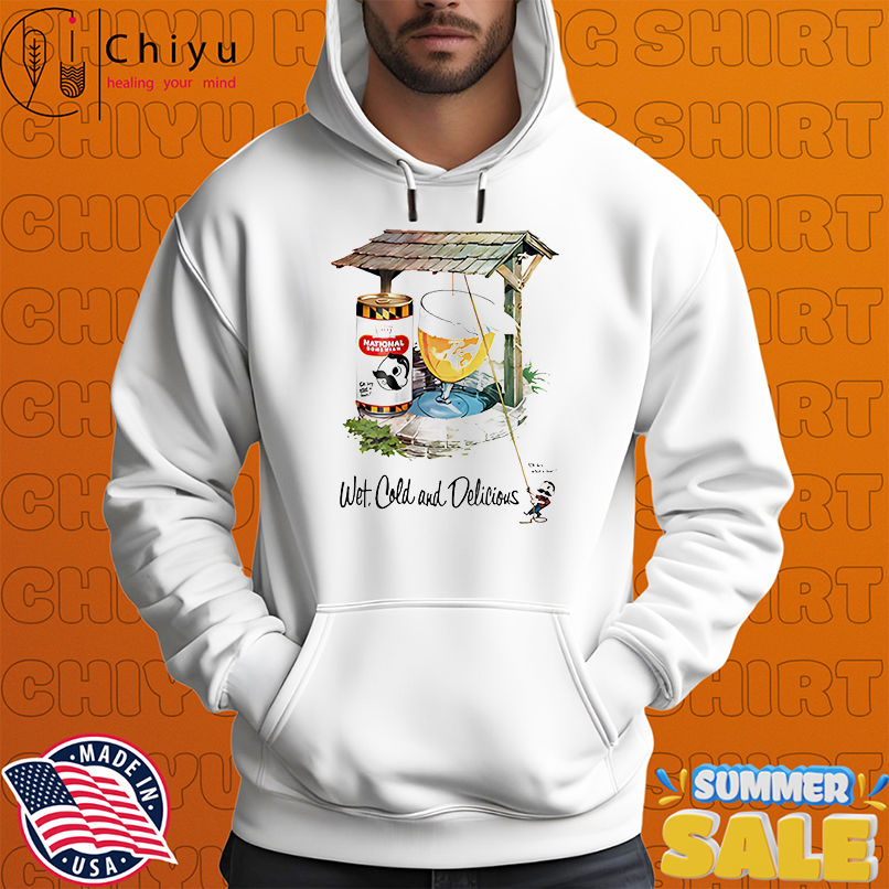 Wet cold and delicious National Bohemian shirt Wet cold and delicious National Bohemian shirt