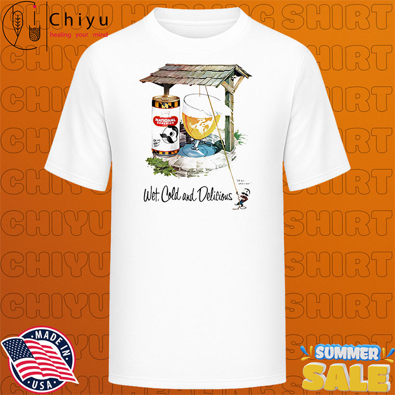 Wet cold and delicious National Bohemian shirt