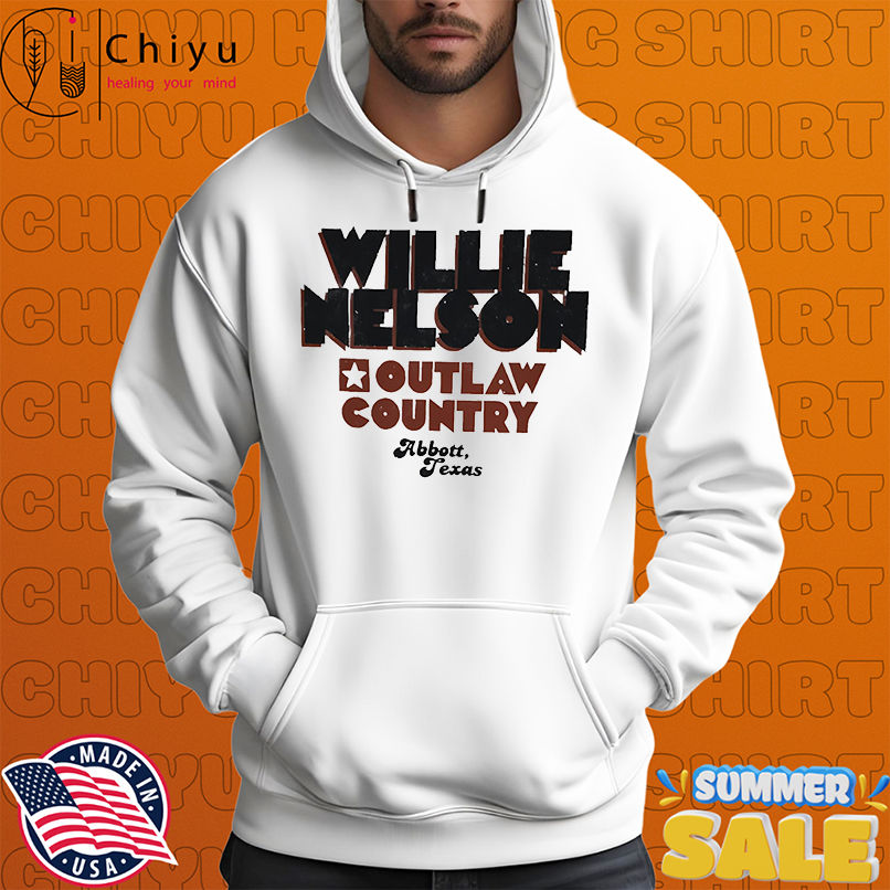 Willie Nelson Outlaw Country Abbott Texas shirt Willie Nelson Outlaw Country Abbott Texas shirt