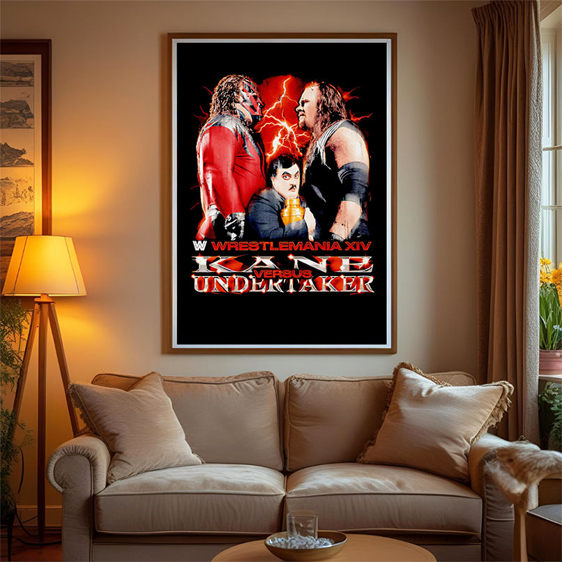 WrestleMania XIV Undertaker vs Kane retro shirt WrestleMania XIV Undertaker vs Kane retro shirt