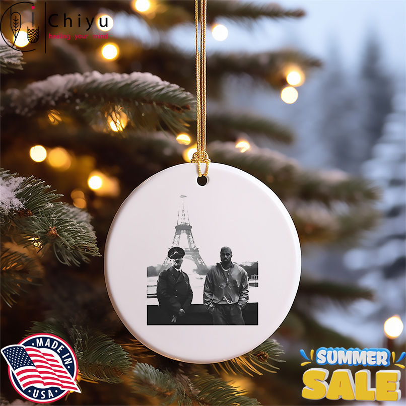 Ye and Austrian painter in Paris shirt