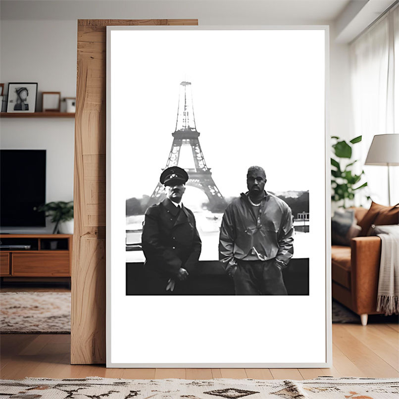 Ye and Austrian painter in Paris shirt Ye and Austrian painter in Paris shirt