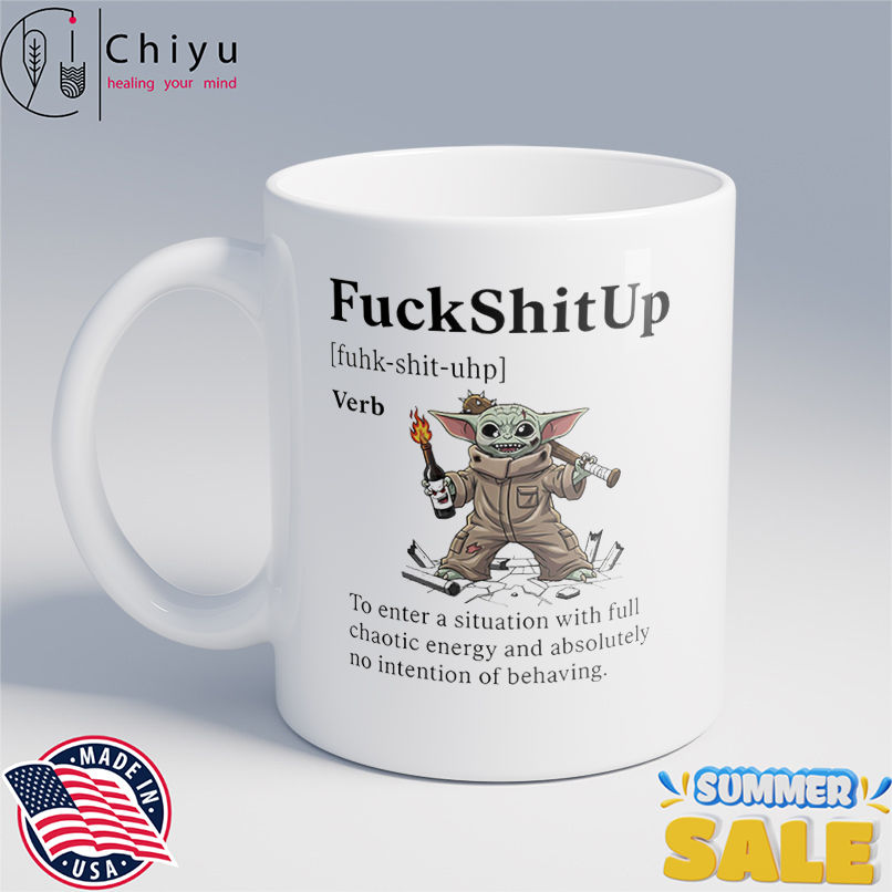 Yoda fuck shit up to enter a situation with full chaotic energy shirt