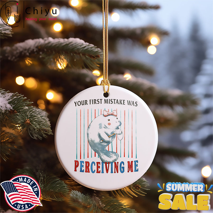 You first mistake was perceiving me shirt