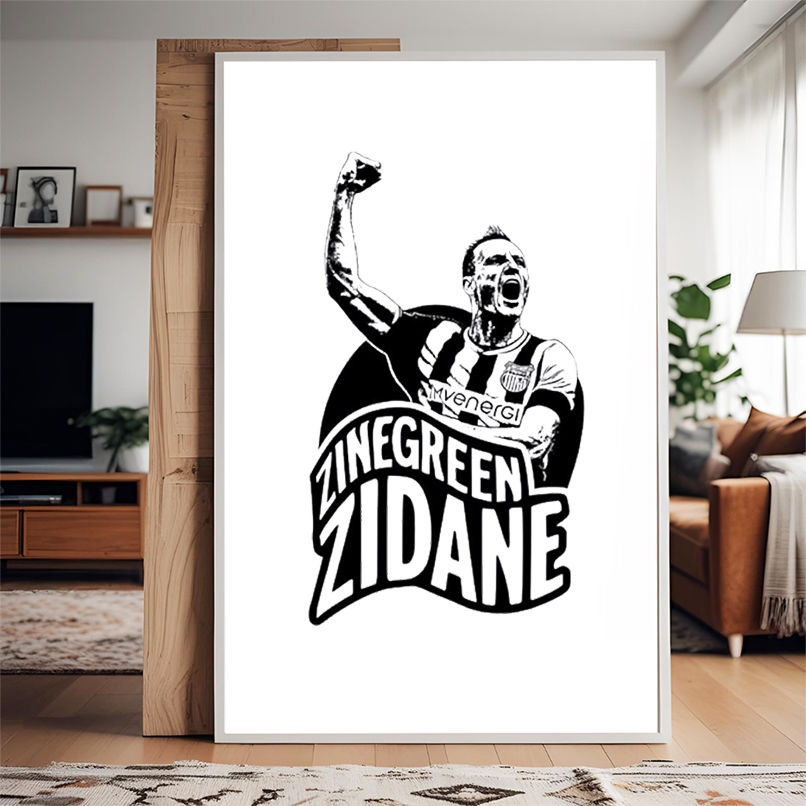 Zinedine Zidane Real Madrid CF classic shirt Zinedine Zidane Real Madrid CF classic shirt