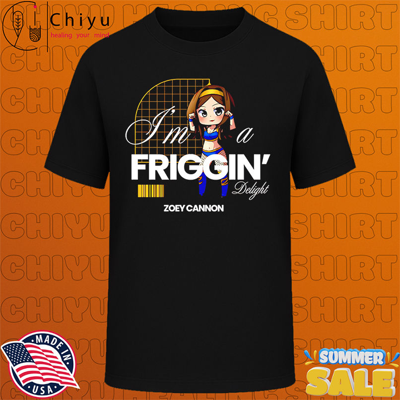Zoey Cannon Frickin Delight cartoon three legacies wrestling shirt