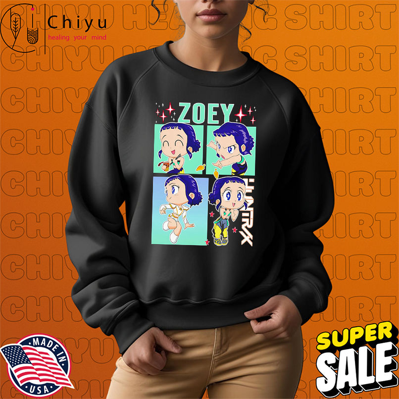 Zoey Kpop Demon Hunters cartoon shirt Zoey Kpop Demon Hunters cartoon shirt
