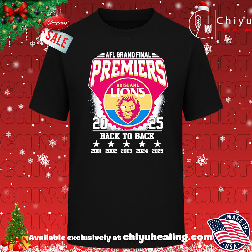 AFL Grand Final Premiers Brisbane Lions 2025 back to back shirt, Hoodie, Sweatshirt, Poster Canvas, Mug, Ornaments