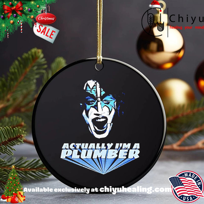 Ace Frehley Actually I'm a Plumber vintage shirt, Hoodie, Sweatshirt, Poster Canvas, Mug, Ornaments