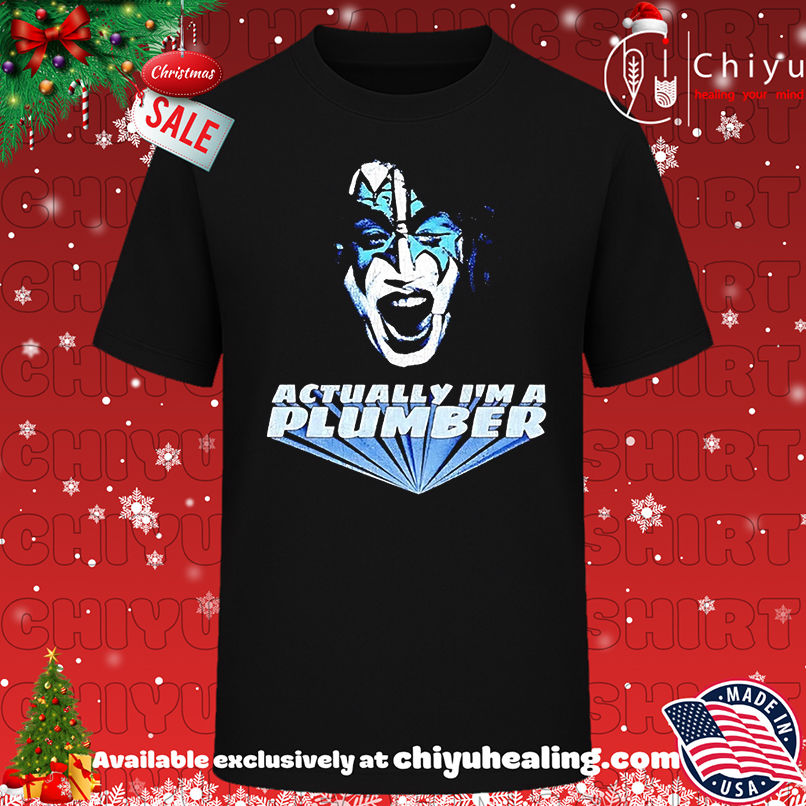 Ace Frehley Actually I'm a Plumber vintage shirt, Hoodie, Sweatshirt, Poster Canvas, Mug, Ornaments