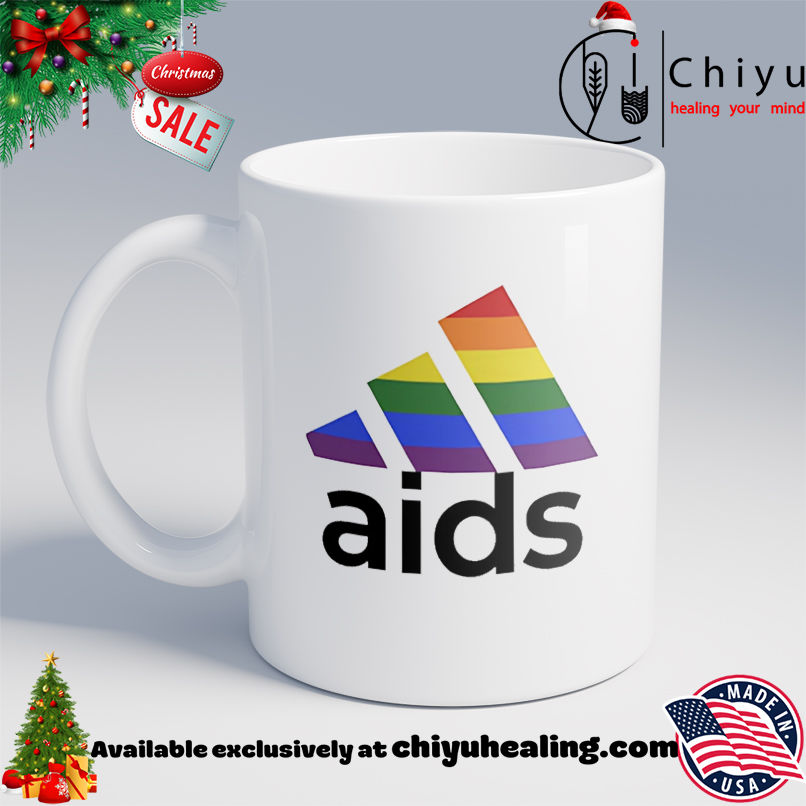 Aids LGBT Pride Logo shirt, Hoodie, Sweatshirt, Poster Canvas, Mug, Ornaments