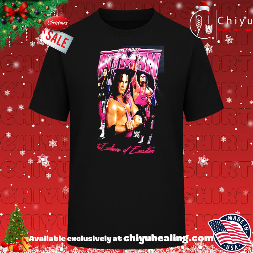 Bret Hart Excellence Hitman the Excellence of Execution shirt, Hoodie, Sweatshirt, Poster Canvas, Mug, Ornaments