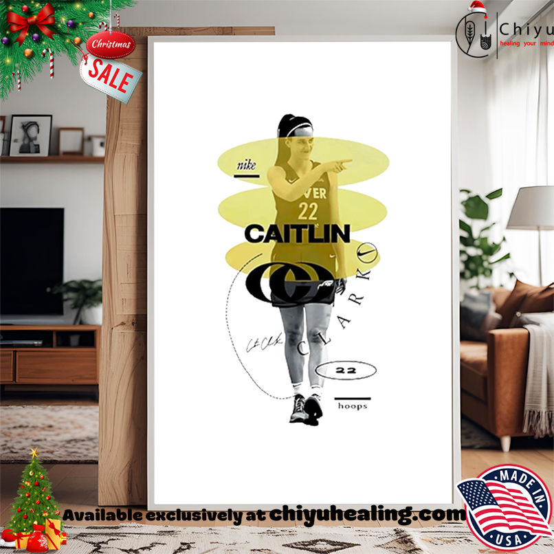 Caitlin Clark Hoops Signature shirt, Hoodie, Sweatshirt, Poster Canvas, Mug, Ornaments