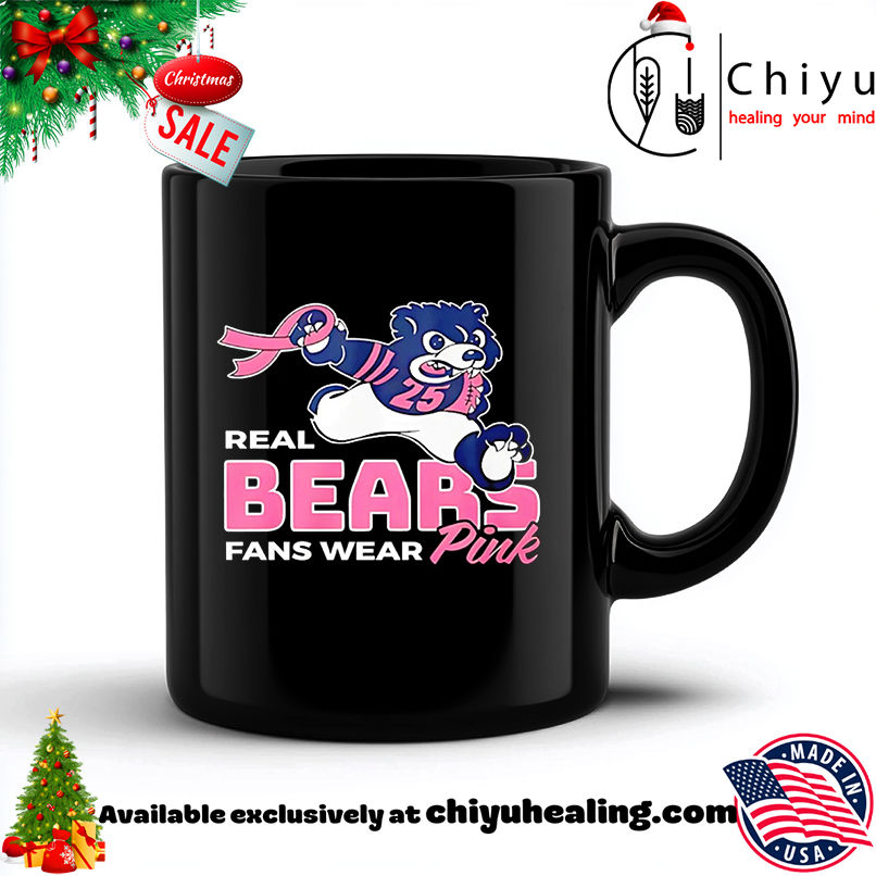 Caleb Williams Real Bears Fans Wear Pink shirt, Hoodie, Sweatshirt, Poster Canvas, Mug, Ornaments