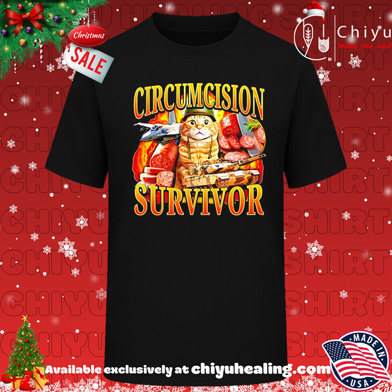 Cat circumcision survivor shirt, Hoodie, Sweatshirt, Poster Canvas, Mug, Ornaments