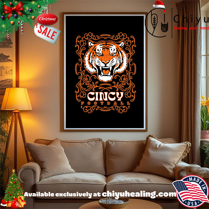 Cincinnati Bengal Cincy Football Tiger shirt, Hoodie, Sweatshirt, Poster Canvas, Mug, Ornaments