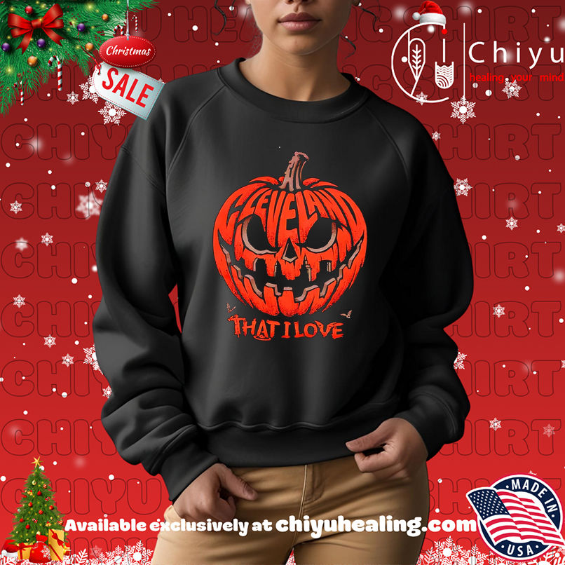 Cleveland That I Love Pumpkin Halloween shirt Cleveland That I Love Pumpkin Halloween shirt