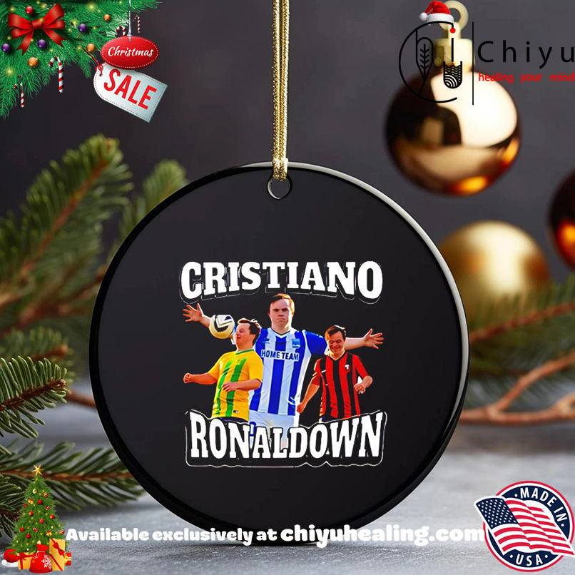 Cristiano Ronaldo Down Syndrome Graphic shirt, Hoodie, Sweatshirt, Poster Canvas, Mug, Ornaments