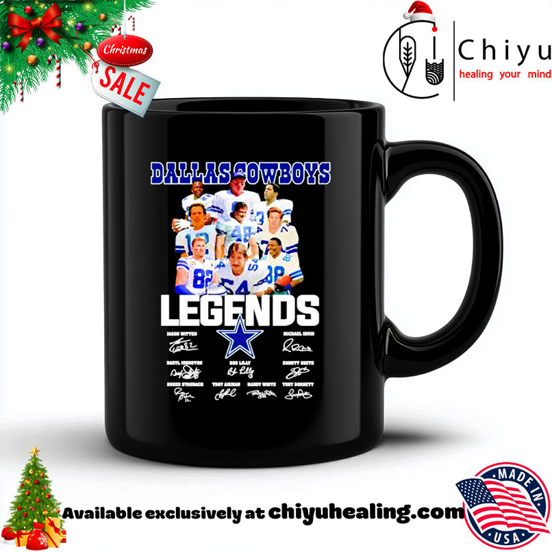 Dallas Cowboys football team collage featuring legends signatures shirt, Hoodie, Sweatshirt, Poster Canvas, Mug, Ornaments