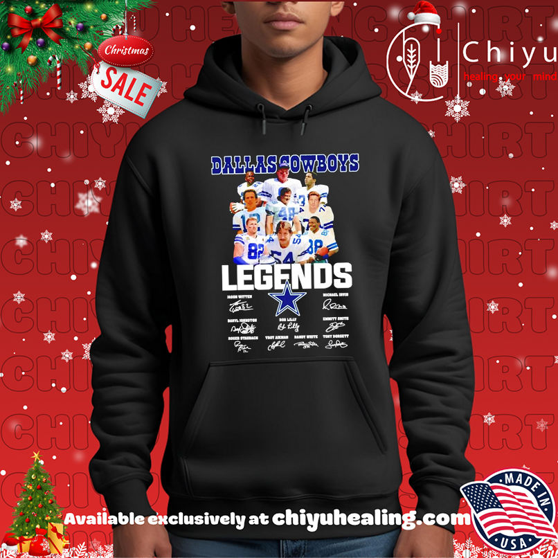 Dallas Cowboys football team collage featuring legends signatures shirt Dallas Cowboys football team collage featuring legends signatures shirt