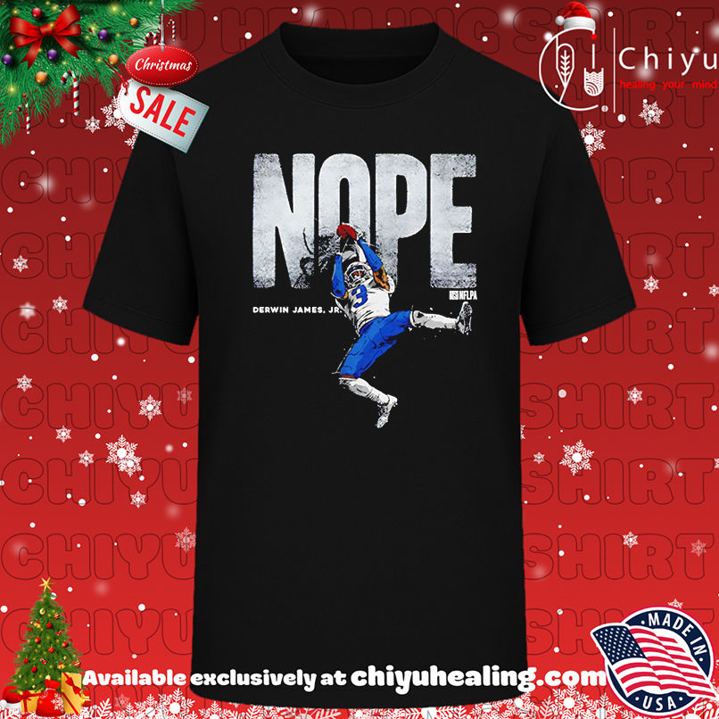 Derwin James Jr Los Angeles Chargers Nope signature shirt, Hoodie, Sweatshirt, Poster Canvas, Mug, Ornaments