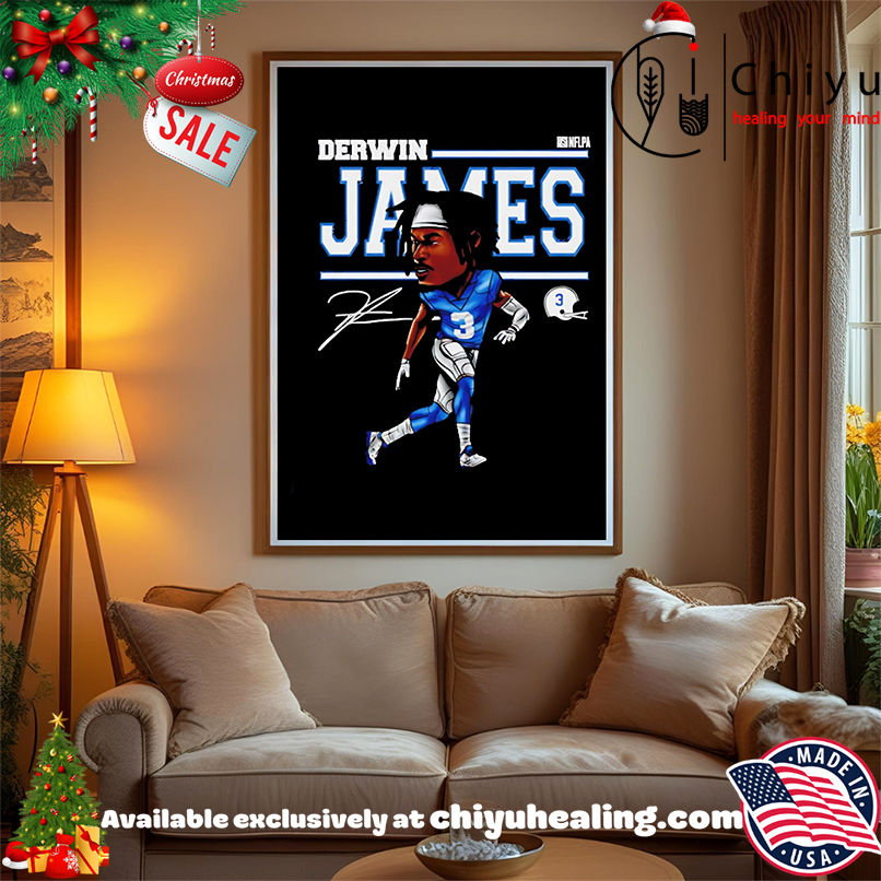 Derwin James Los Angeles Chargers Cartoon signature shirt, Hoodie, Sweatshirt, Poster Canvas, Mug, Ornaments
