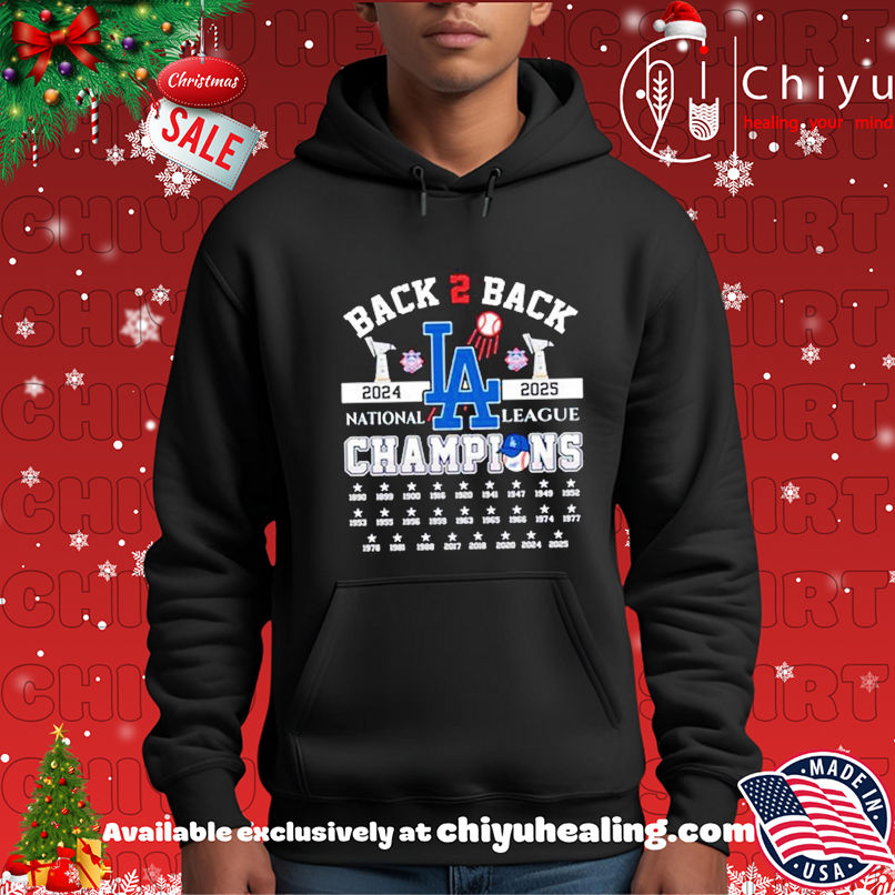 Dodgers B2B 2024-2025 National League Champions Shirt Dodgers B2B 2024-2025 National League Champions Shirt