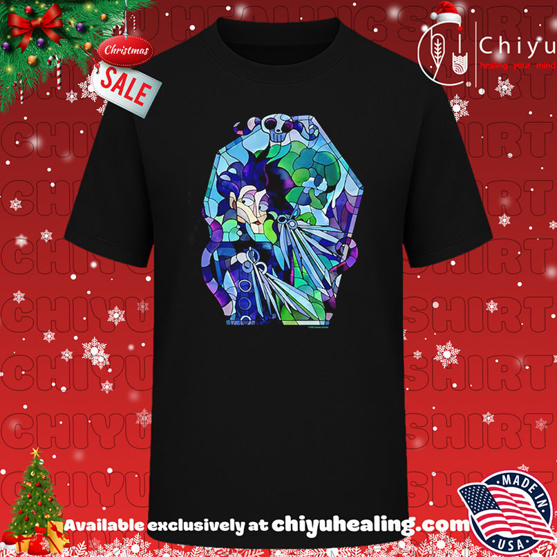 Edward Scissorhands Stained Glass Window shirt, Hoodie, Sweatshirt, Poster Canvas, Mug, Ornaments