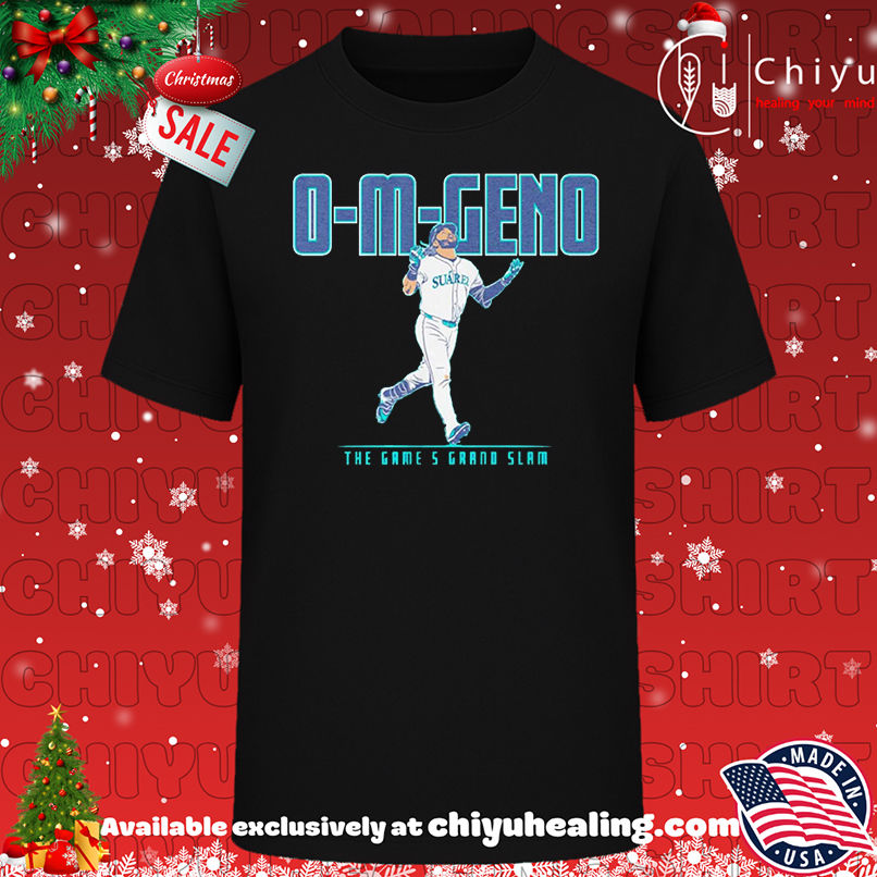 Eugenio Suarez Seattle Mariners O-M-Geno The Game 5 Grand Slam shirt, Hoodie, Sweatshirt, Poster Canvas, Mug, Ornaments
