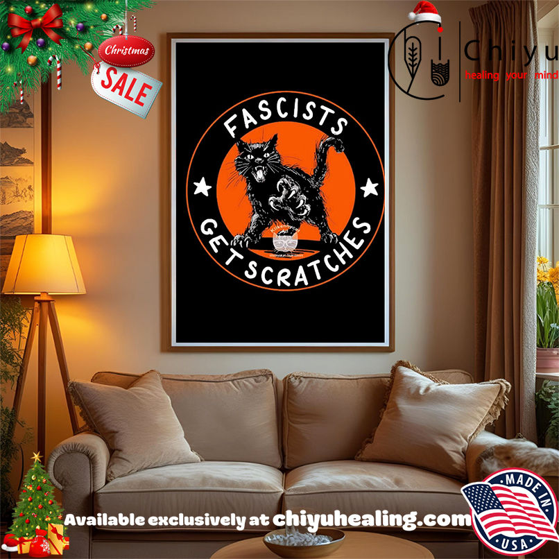 Fascits get scratches black cat shirt, Hoodie, Sweatshirt, Poster Canvas, Mug, Ornaments