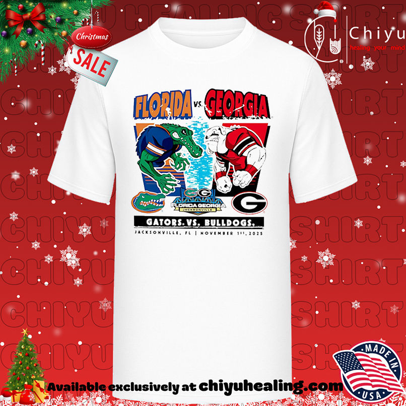 Florida Gators vs. Georgia Bulldogs 2025 Rivalry Matchup shirt, Hoodie, Sweatshirt, Poster Canvas, Mug, Ornaments