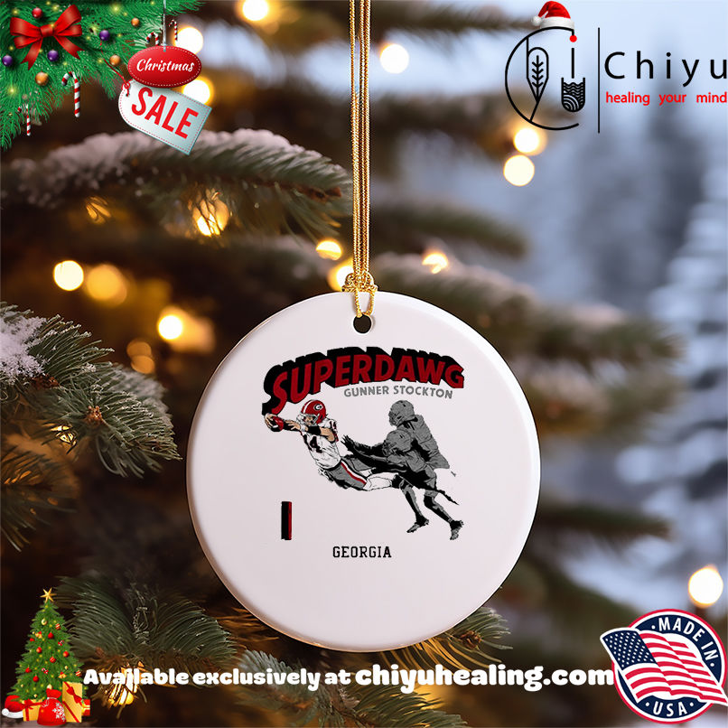 Georgia Bulldogs Super Dawg Gunner Stockton shirt, Hoodie, Sweatshirt, Poster Canvas, Mug, Ornaments