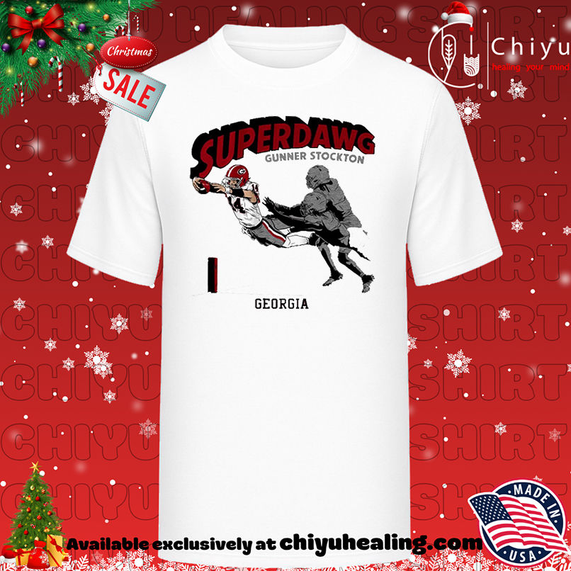 Georgia Bulldogs Super Dawg Gunner Stockton shirt, Hoodie, Sweatshirt, Poster Canvas, Mug, Ornaments