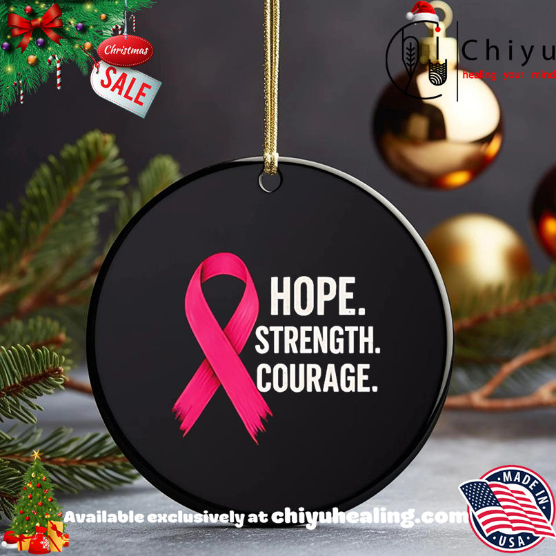 Hope Strength Courage Breast Cancer 2025 shirt, Hoodie, Sweatshirt, Poster Canvas, Mug, Ornaments