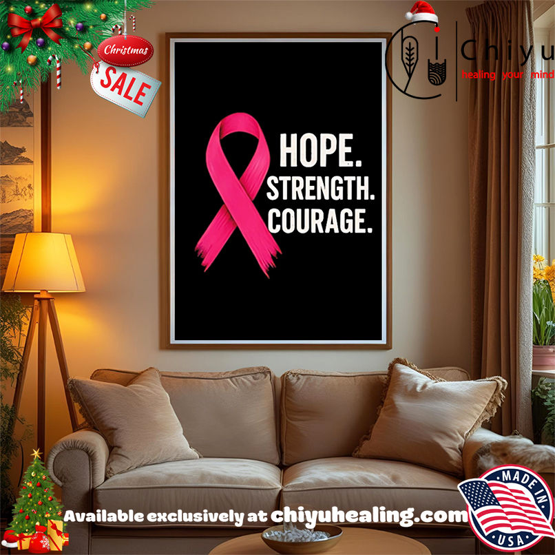 Hope Strength Courage Breast Cancer 2025 shirt, Hoodie, Sweatshirt, Poster Canvas, Mug, Ornaments