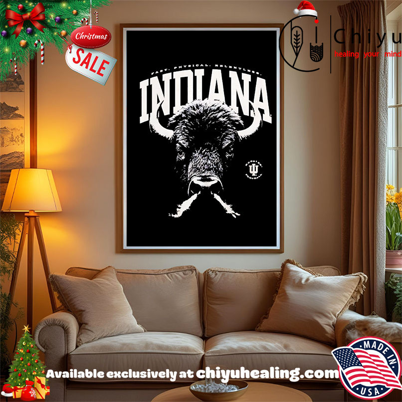 IU Football Bison Relentless shirt, Hoodie, Sweatshirt, Poster Canvas, Mug, Ornaments