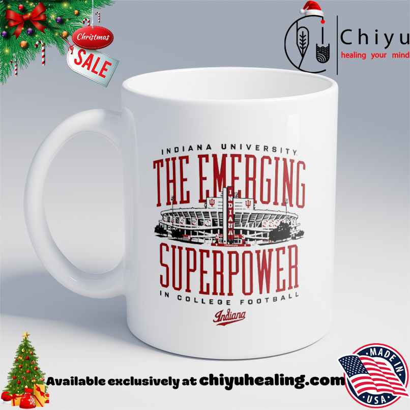 Indiana Football Emerging Superpower in college football shirt, Hoodie, Sweatshirt, Poster Canvas, Mug, Ornaments
